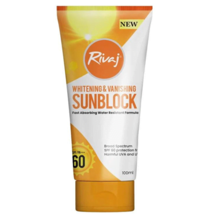 Rivaj UK Brightening Sunscreen SPF 60+++ 100ml