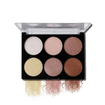 MISS ROSE GLOW HIGHLIGHTER PALETTE N2 WITH 6 SHADES