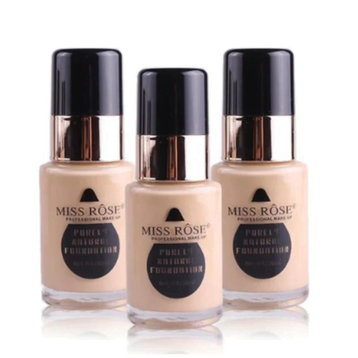 MISS ROSE PROFESSIONAL NATURAL FOUNDATION IN BEIGE 2 - 30ml