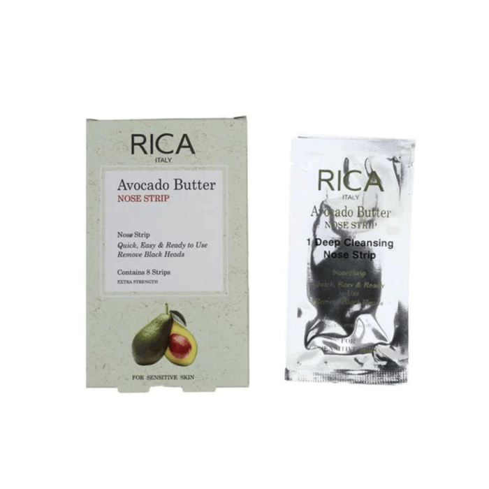 RICA AVOCADO BUTTER PORE CLEANSING STRIPS 8 COUNT