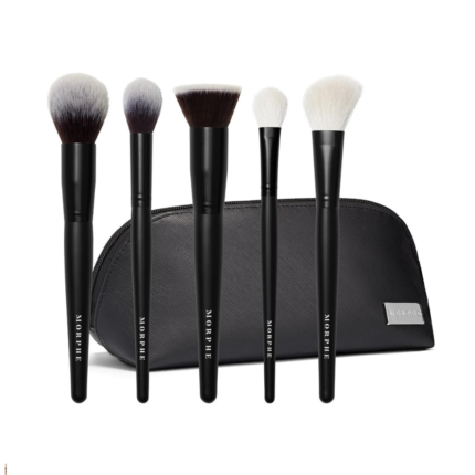 MORPHE FACE 5 BRUSH COLLECTION WITH TRAVEL BAG