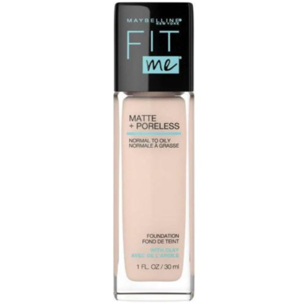 FIT ME MATTE + PORELESS FOUNDATION IN 112 NATURAL IVORY BY MAYBELLINE