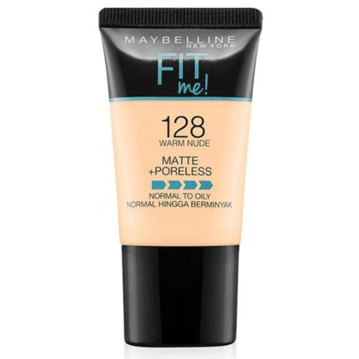 Maybelline Fit Me Liquid Foundation In 128 Warm Nude