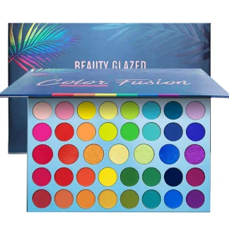 VIBRANT RAINBOW PUP ADORABLE EYESHADOW PALETTE WITH 126 COLORS SHADE NO2746
