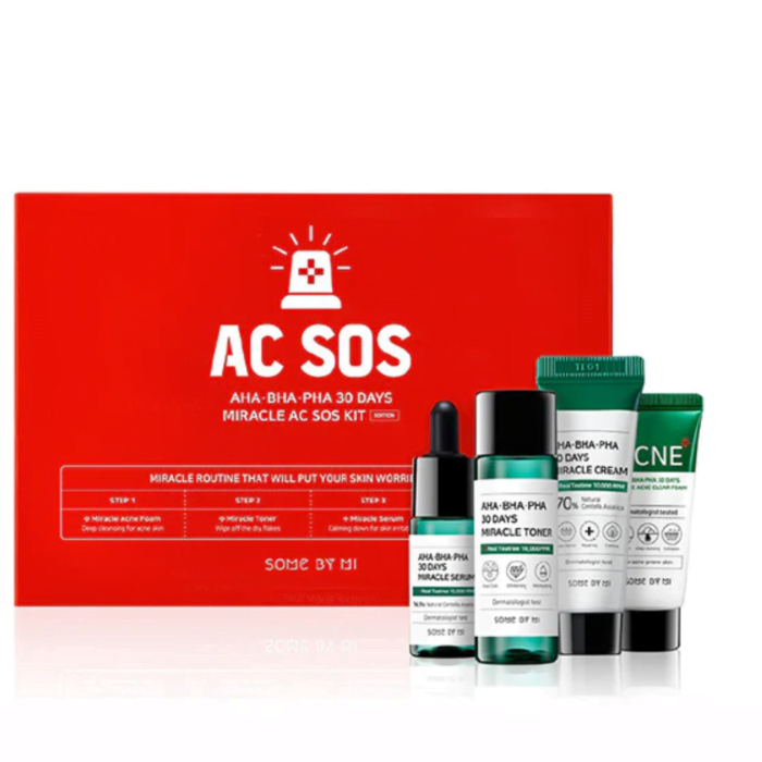 SOME BY MI AC SOS 30 DAYS MIRACLE AC SOS EDITION KIT WITH AHA-BHA-PHA