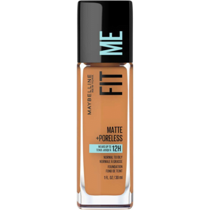 FIT ME MATTE PORELESS FOUNDATION BY MAYBELLINE FOR NORMAL TO OILY SKIN IN THE SHADE 118 30ml