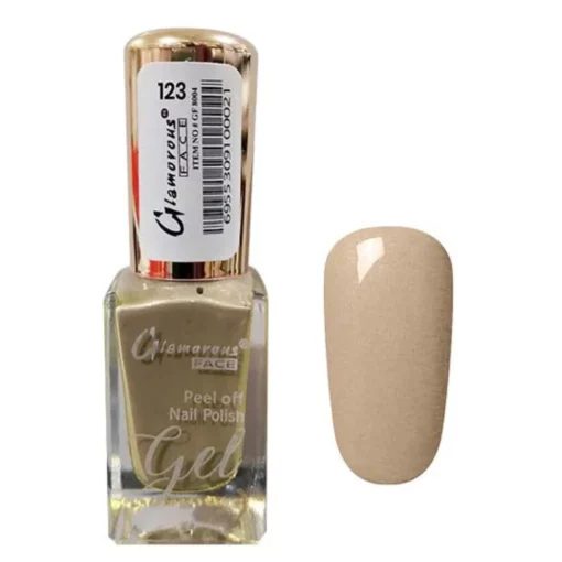 Glamorous Face Gel Peel Off Nail Polish 123
