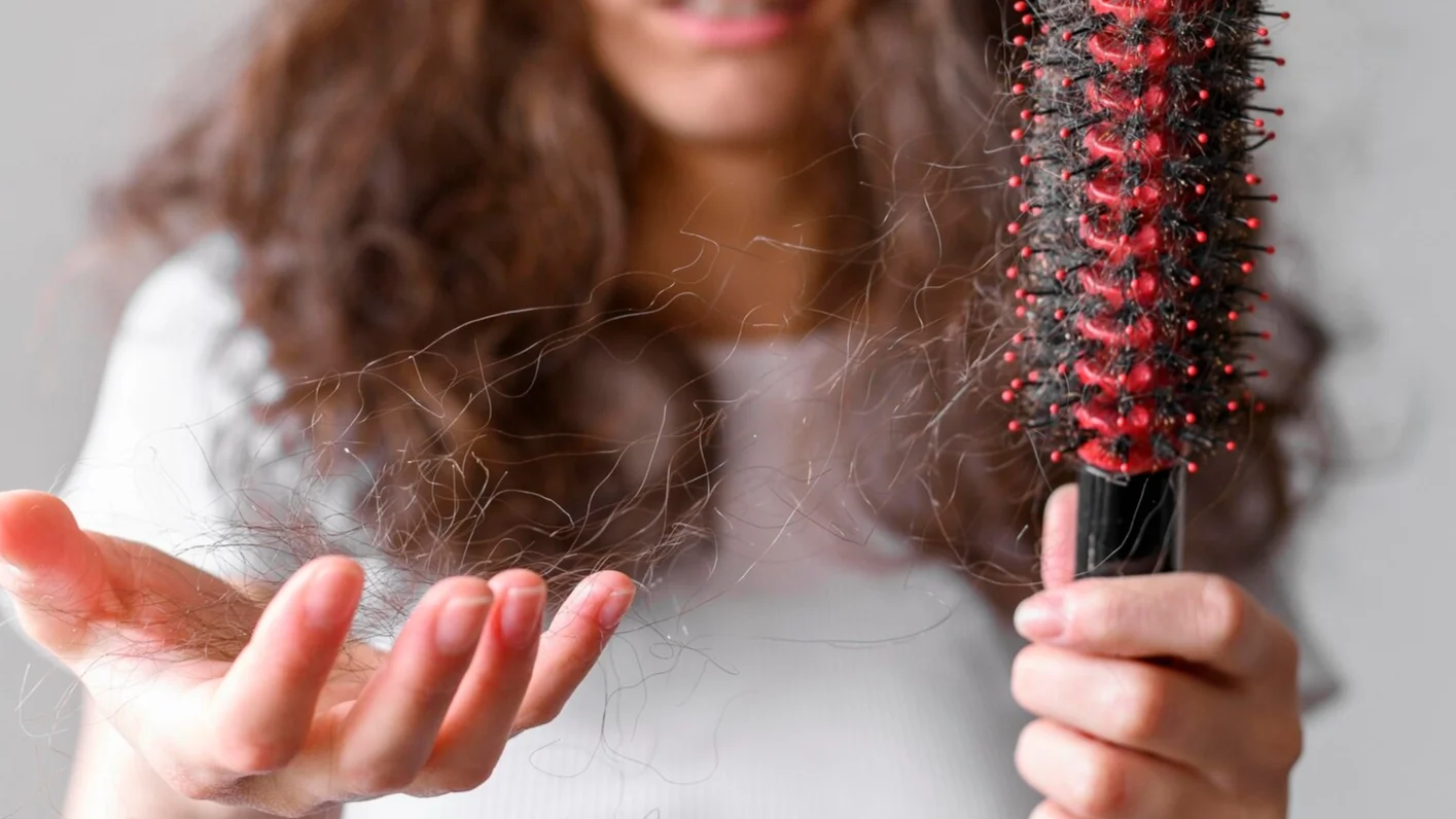 hairfall closeup
